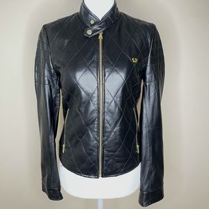 Women's Zipper Jacket Real Leathe…